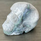 Moss Agate Druzy Skull