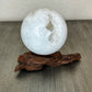 White Druzy Agate Sphere