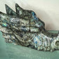 Labradorite Dragon Skull, XXL